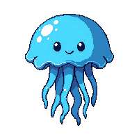 jellyfish electric  arctic ice blue