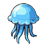 jellyfish electric  crystal gem body