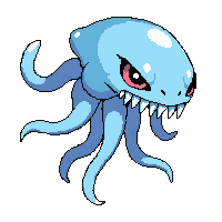jellyfish electric  fierce predator pose