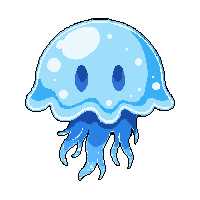 jellyfish electric  translucent ghostly
