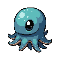 kraken tentacle baby  cute chibi baby
