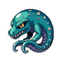 kraken tentacle baby  fierce predator pose