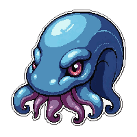 kraken tentacle baby  toxic poison bright