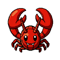 lobster red claw  tiny miniature