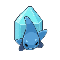 manta ray gliding  crystal gem body