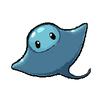 manta ray gliding  fossil ancient stone