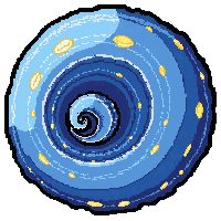 nautilus spiral  bioluminescent glow
