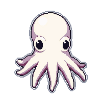 octopus tentacle  albino pure white
