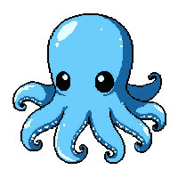 octopus tentacle  arctic ice blue
