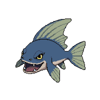 pufferfish spiky  fierce predator pose