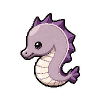 seahorse tiny  cute chibi baby