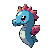 seahorse tiny  magical enchanted