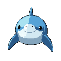 shark tooth great  arctic ice blue