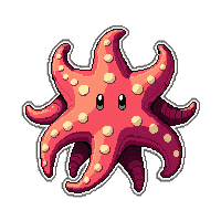 starfish five arm  toxic poison bright