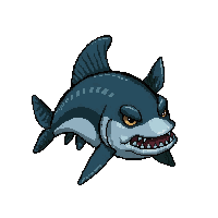 swordfish sharp  fierce predator pose
