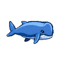 whale humpback  bioluminescent glow