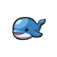 whale humpback  tiny miniature