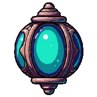 deep sea lantern  pearl decorated