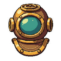 diving helmet brass  blessed holy light