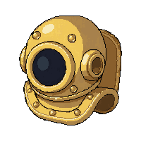 diving helmet brass  broken half piece