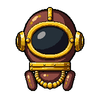 diving helmet brass  freshly recovered