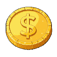 gold doubloon coin  water damaged worn