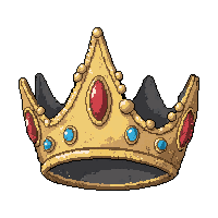 ocean crown tiara  broken half piece