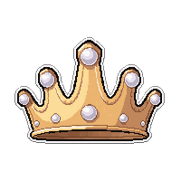 ocean crown tiara  pearl decorated