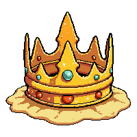 ocean crown tiara  sand covered buried