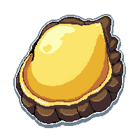 pearl giant oyster  gold leaf gilded