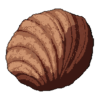 pearl giant oyster  rusty ancient relic