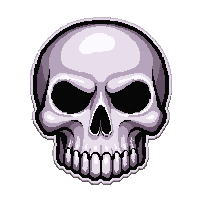 pirate flag skull  pearl decorated