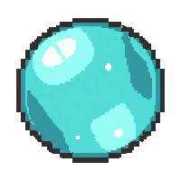ship cannon ball  crystal clear gem