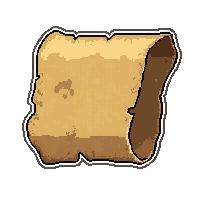 treasure map rolled  rusty ancient relic