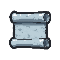 treasure map rolled  silver moonlit