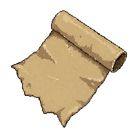 treasure map rolled  water damaged worn