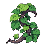 ivy vine tendril  magical glowing