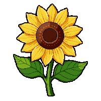 sunflower yellow  magical glowing