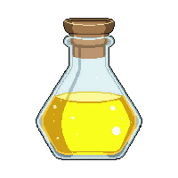 speed yellow  diamond shaped flask
