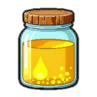 speed yellow  square wax sealed jar