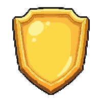 translucent shield bubble  with golden glow