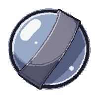translucent shield bubble  wrapped in ribbon