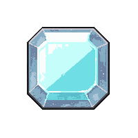 frost ice crystal ring  shiny polished