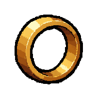 gold band simple  cursed dark aura
