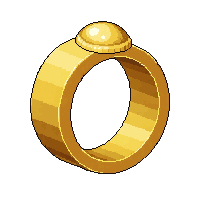 gold band simple  shiny polished