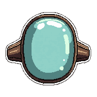 opal rainbow ring  pristine new
