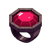 ruby red gem ring  blessed holy light