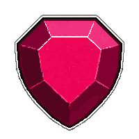 ruby red gem ring  shiny polished