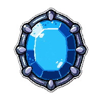 sapphire blue stone ring  enchanted magical glow