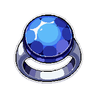 sapphire blue stone ring  shiny polished